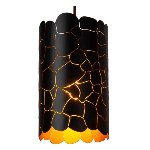 Lucide ALMELO - Pendant light - 3xE27 - Black - detail 1